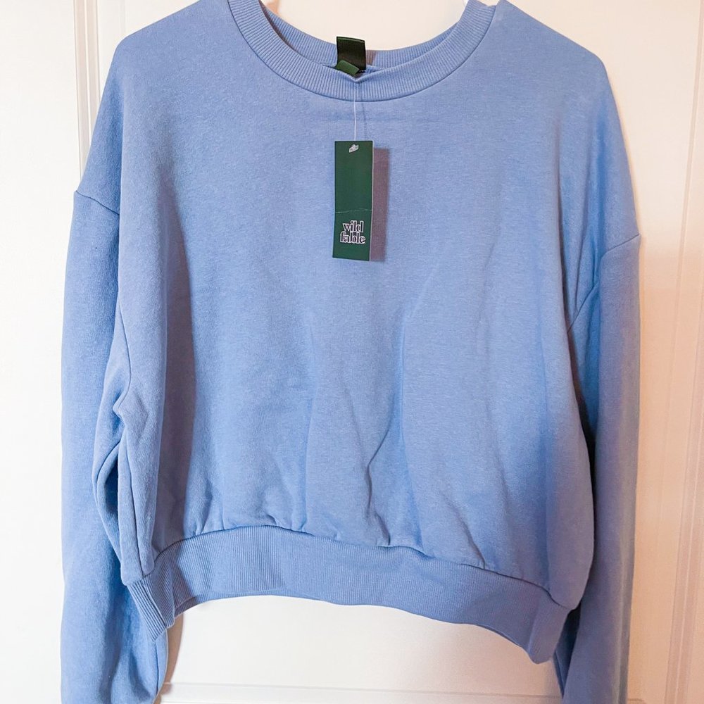 Blue Crewneck Sweatshirt